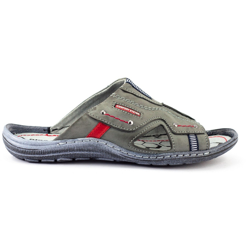 Chaussons homme 334GT gris