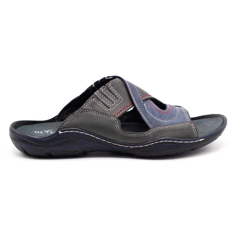 Mario Pala Chaussons homme 400 bleu marine