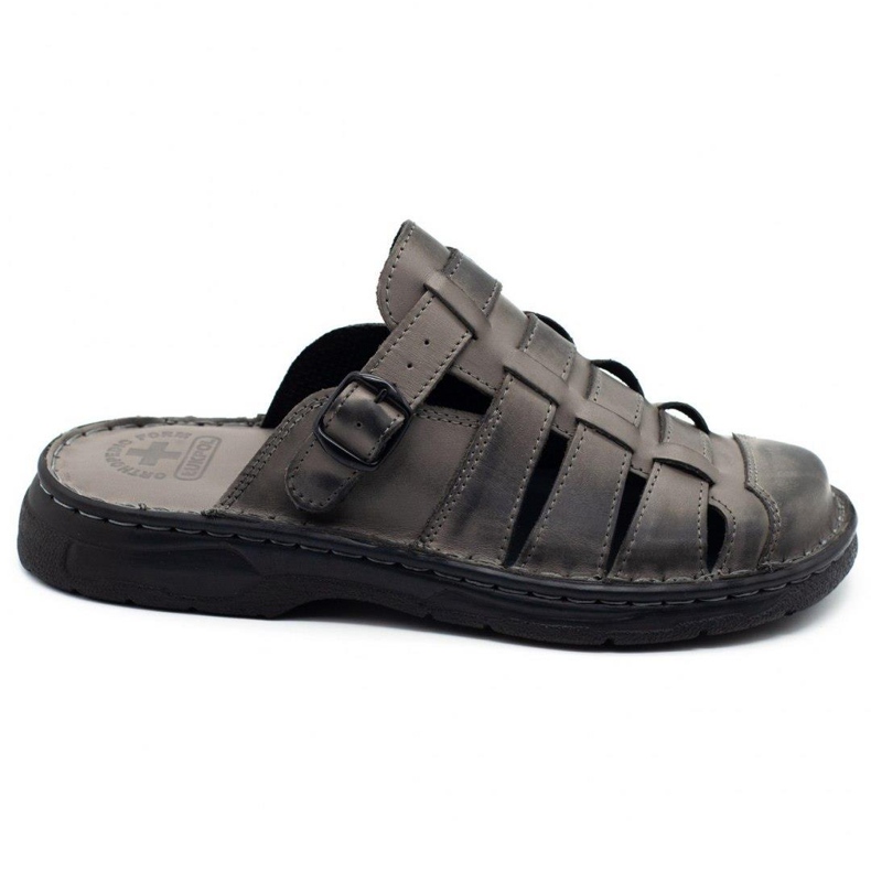 ŁUKPOL Chaussons homme 860 gris