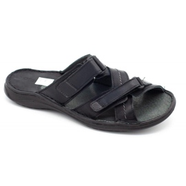 Polbut Chaussons homme SA06 noirs