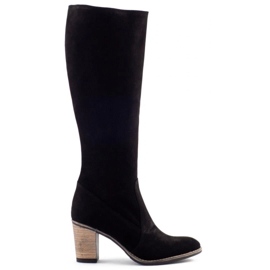 Olivier Bottes isolées noires pour femmes sur le poteau