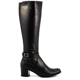 Lizard Bottes d'hiver noires pour femmes 03854