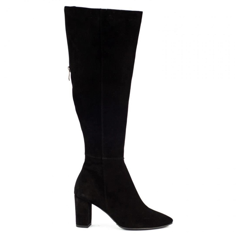 Neścior Bottes d'hiver pour femmes 078-T noir le noir