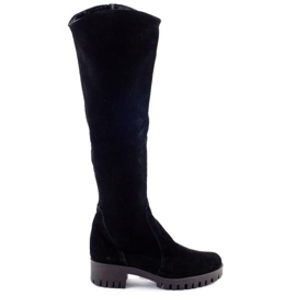 Olivier T-boots noires pour femmes à talons hauts