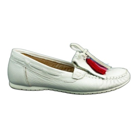 Lewski Mocassins femme 2673 blanc perle