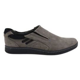 KOMODO Mocassins homme gris 862L