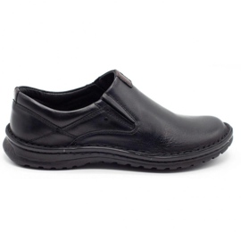 Joker Mocassins homme en cuir noir 382