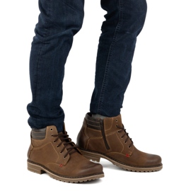 ABIS Chaussures chaudes pour hommes 197 marron brun