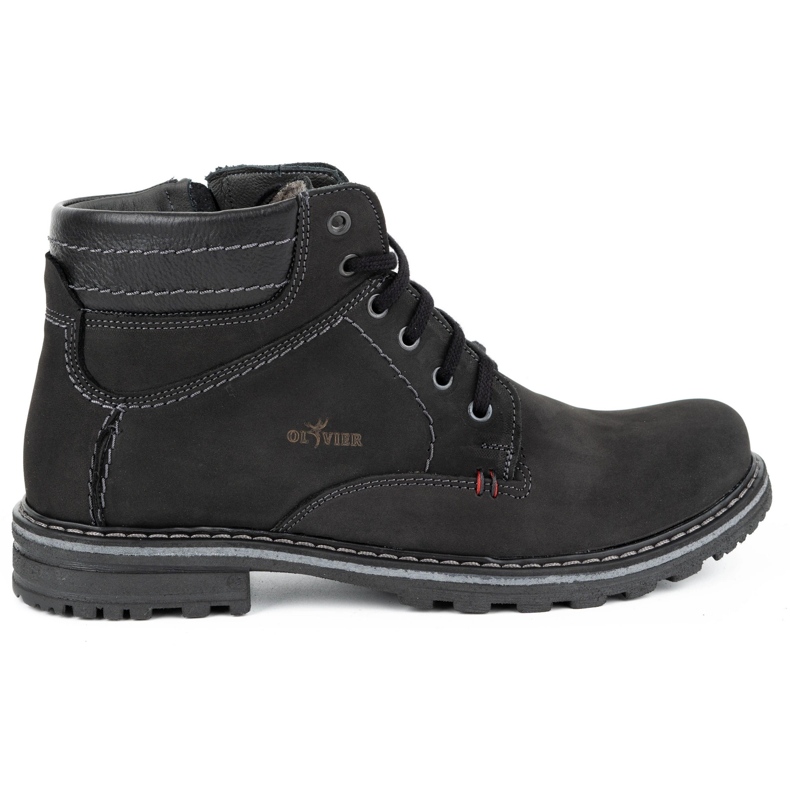 ABIS Chaussures chaudes pour hommes 197 nubuck noir le noir