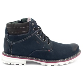 ABIS Chaussures chaudes pour hommes 197 bleu marine ABIS Chaussures chaudes pour hommes 197 bleu marine
