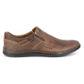 Polbut Hommes Brogues 401 Summer Brown brun