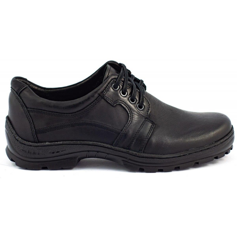 Polbut Chaussures décontractées noires pour hommes K19 le noir