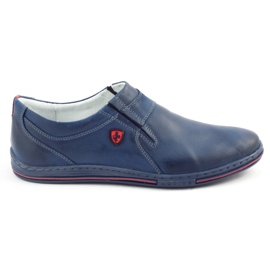 Polbut Richelieu Homme Cuir 362 Bleu Marine