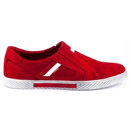 Polbut Chaussures slip-on homme JO21 rouge Polbut Chaussures slip-on homme JO21 rouge
