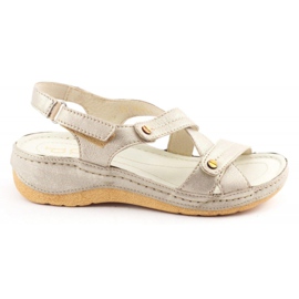 Dolce Pietro Sandales dorées pour femmes 2014