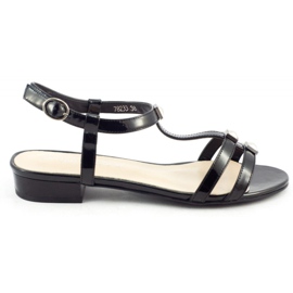 Sandales noires pour femmes 78233 le noir