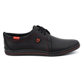 Polbut Chaussures en cuir pour hommes 343 noir