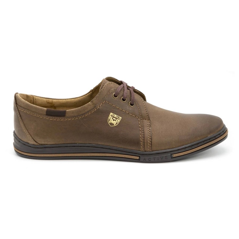 Polbut Chaussures en cuir pour hommes 343 marron brun Polbut Chaussures en cuir pour hommes 343 marron brun