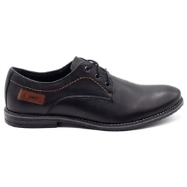 ABIS Chaussures pour hommes en cuir 4149 grain noir