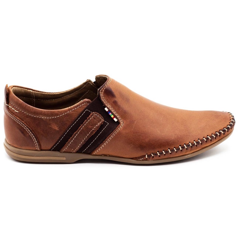 KOMODO Chaussures homme en cuir 711 marron brun