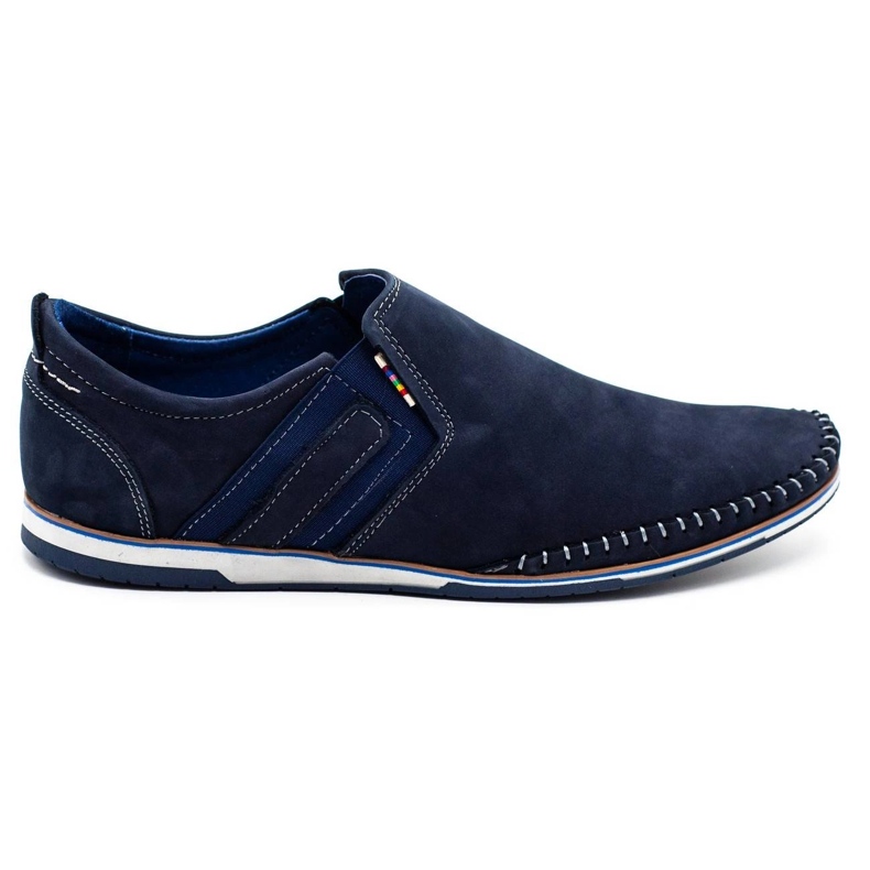 KOMODO Chaussures homme cuir 711 bleu marine