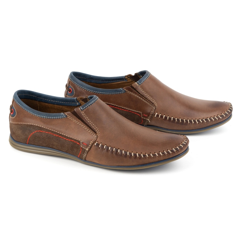 KOMODO Chaussures homme en cuir 847 marron brun
