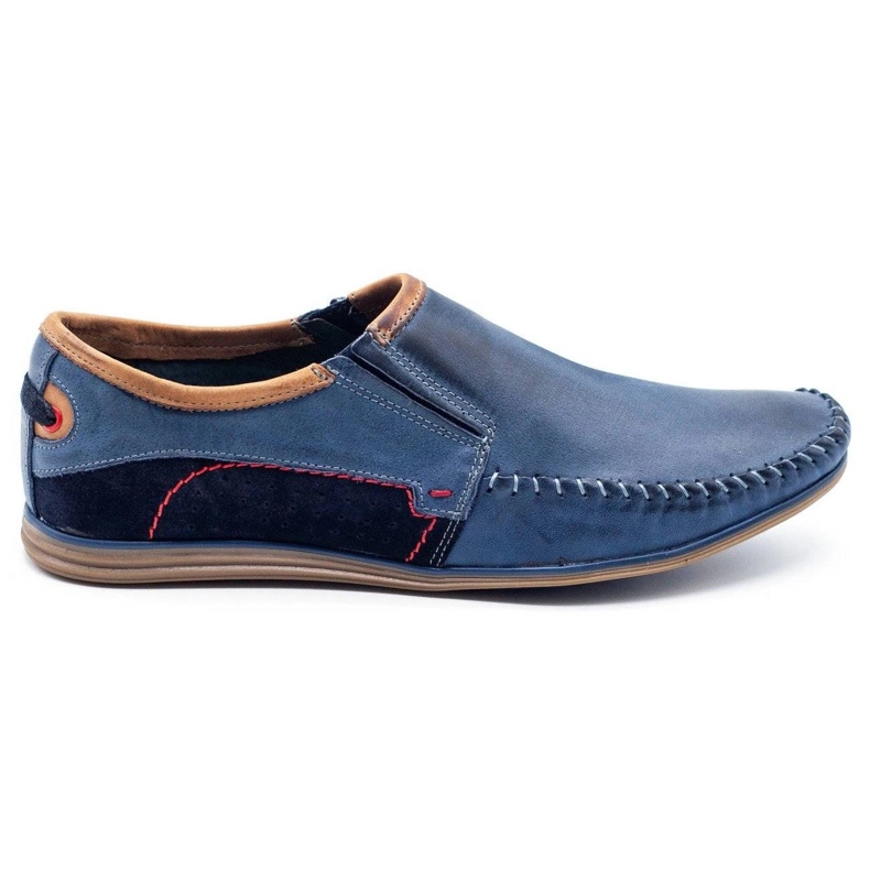 KOMODO Chaussures homme cuir 847 bleu marine KOMODO Chaussures homme cuir 847 bleu marine