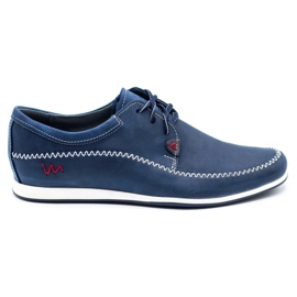 Polbut Chaussures homme en cuir C22 bleu marine Polbut Chaussures homme en cuir C22 bleu marine
