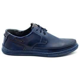 Polbut Chaussures homme cuir J44 bleu marine Polbut Chaussures homme cuir J44 bleu marine