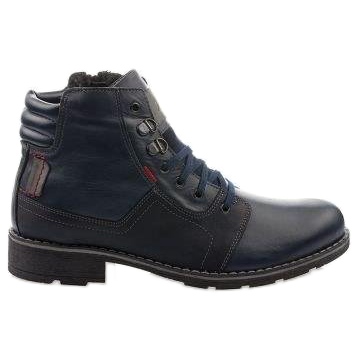 Mario Pala 323 bottes de neige bleu marine