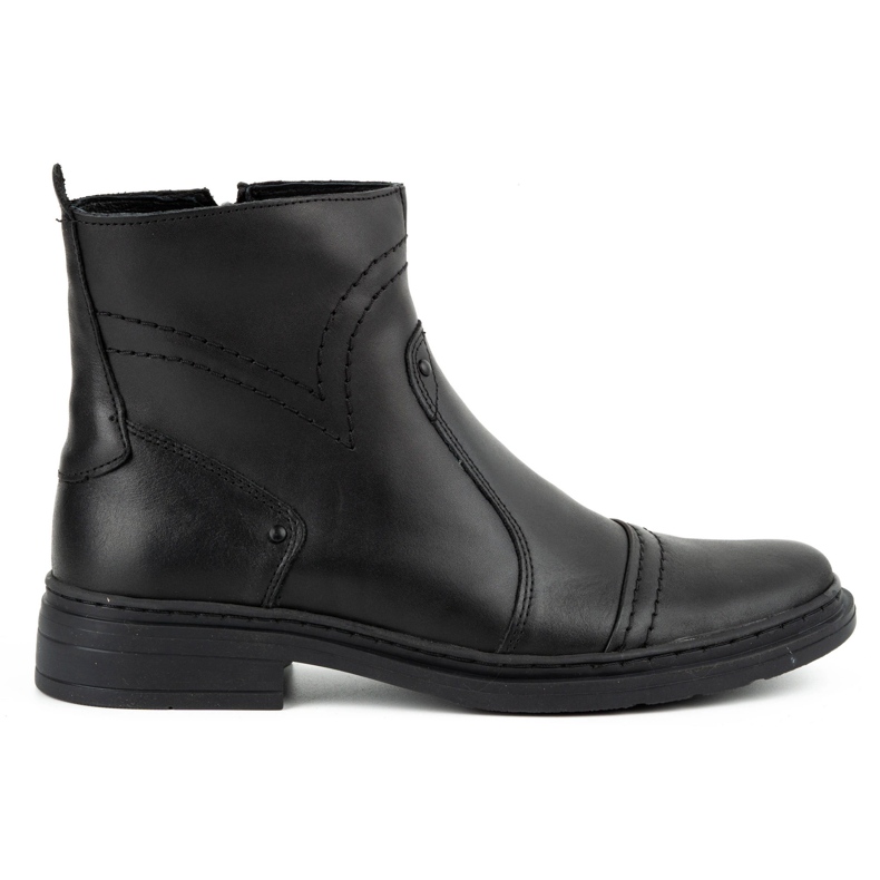 Polbut Bottines Chelsea hiver homme 252 noir le noir