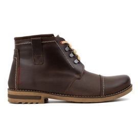 Olivier Bottes d'hiver pour hommes bottes de neige 120 marron brun