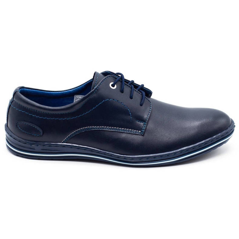 Lukas Chaussures cuir premium homme 295 bleu marine