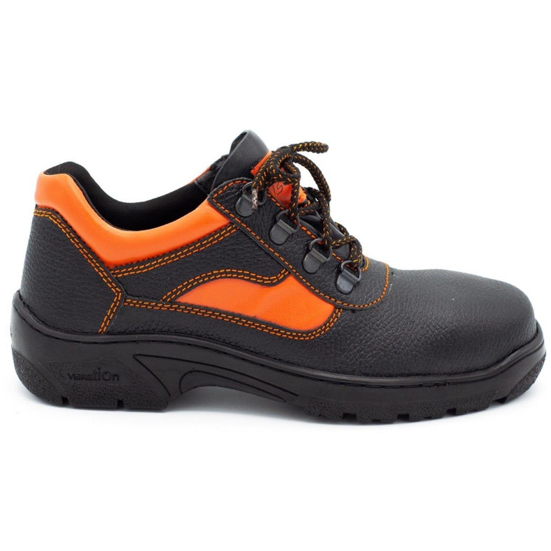 ŁUKPOL Chaussures courtes de travail pour hommes avec embout le noir