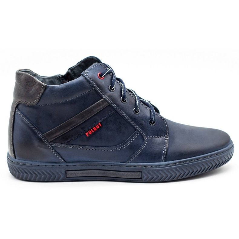 Polbut Chaussures hiver homme J47S bleu marine