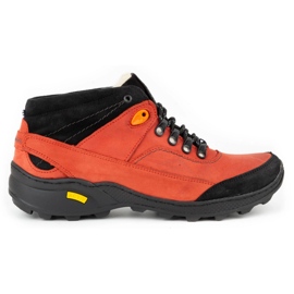 Olivier Chaussures d'hiver pour hommes 139GT rouges Olivier Chaussures d'hiver pour hommes 139GT rouges