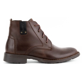 Polbut Chaussures d'hiver pour hommes C20 marron foncé brun