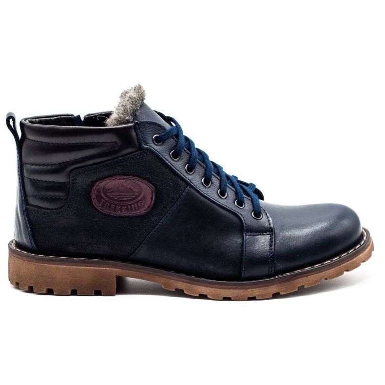 Mario Pala Chaussures hiver homme 865MP bleu marine