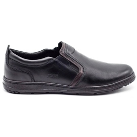 Joker Mocassins homme en cuir noir 535