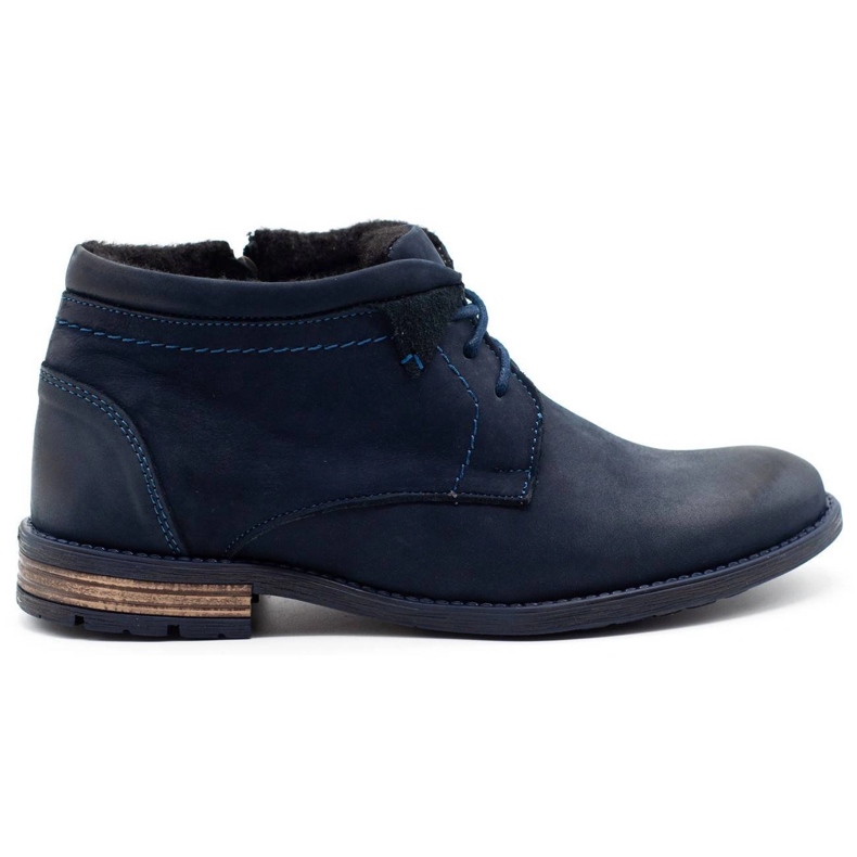 KOMODO Chaussures d'hiver pour hommes 834K bleu marine KOMODO Chaussures d'hiver pour hommes 834K bleu marine