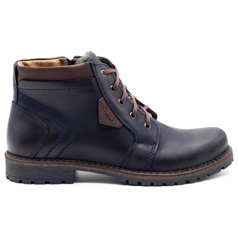 Polbut Bottes de neige homme J34S bleu marine