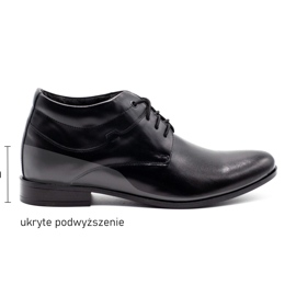 Lukas Chaussures homme noires augmentant 300LU