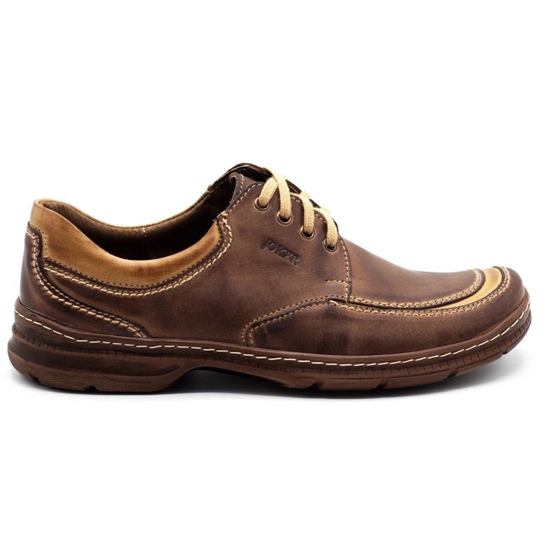 Joker Chaussures homme en cuir 936 marron brun Joker Chaussures homme en cuir 936 marron brun