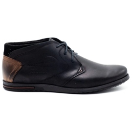 Polbut Chaussures isolées noires pour hommes C37F