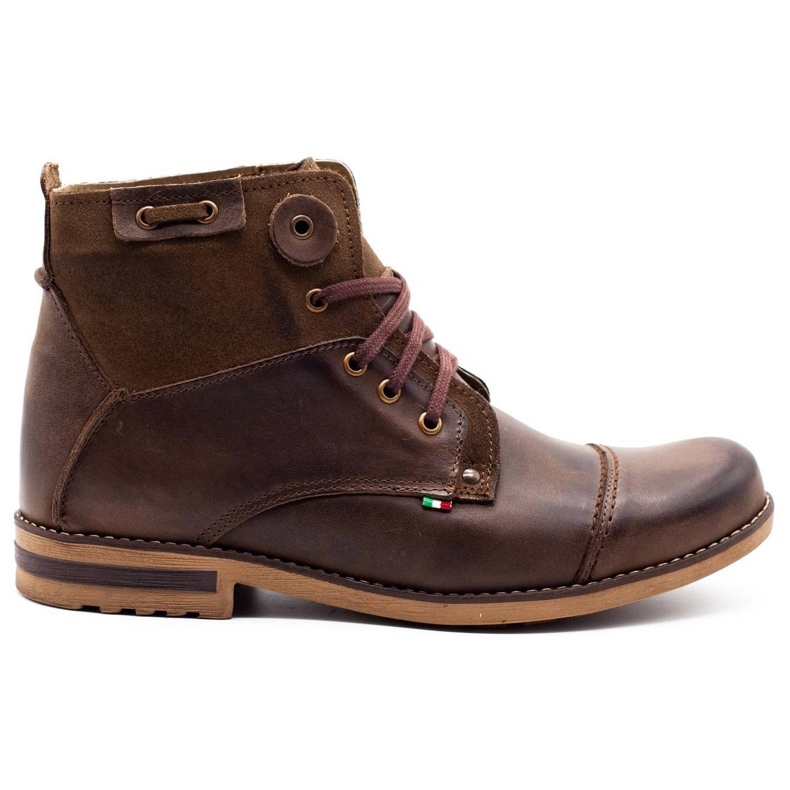 KOMODO Bottes d'hiver pour hommes marron 812K brun