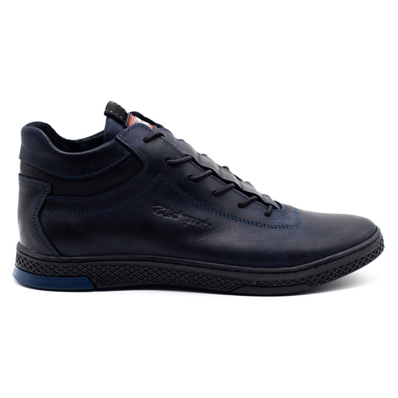 Polbut Chaussures d'hiver pour hommes K26F bleu marine