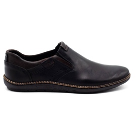 Polbut Chaussures hommes noires 401E le noir