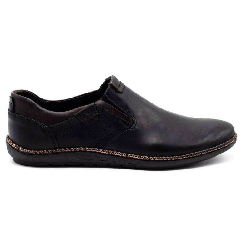 Polbut Chaussures hommes noires 401E le noir
