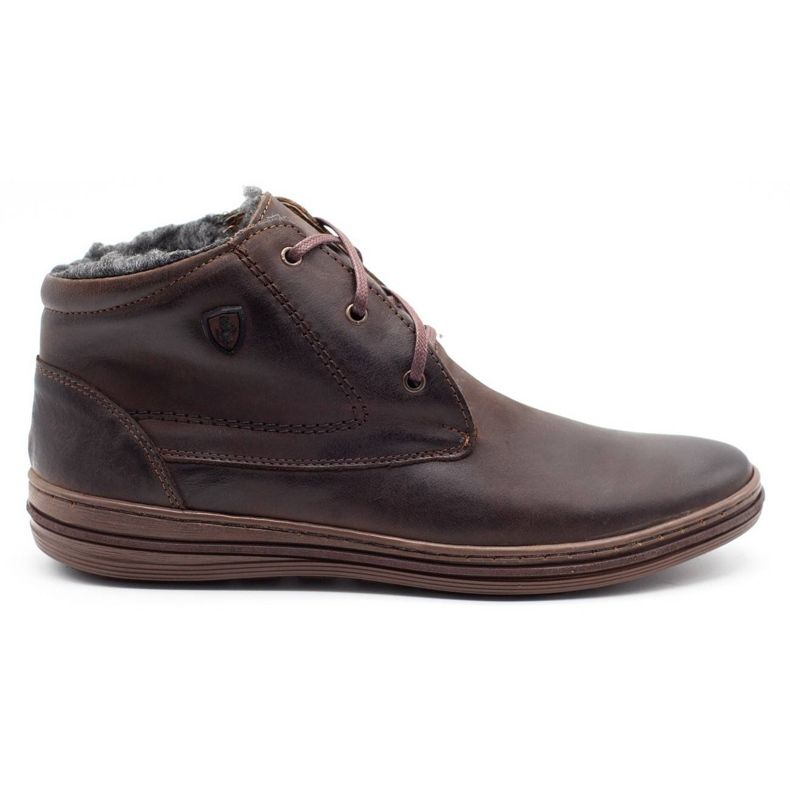 Polbut 339 bottes d'hiver pour hommes, marron foncé brun Polbut 339 bottes d'hiver pour hommes, marron foncé brun