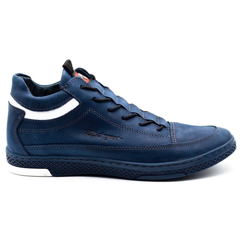Polbut Chaussures d'hiver pour hommes K25F bleu marine